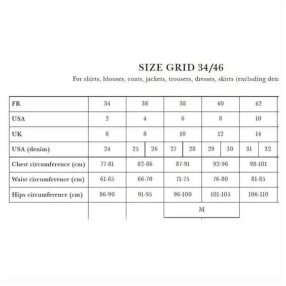 Sézane Austin Trousers in Bleached Blue Size 38/6 - Picture 10 of 10